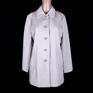 Merona Women Light Jacket Button Front Size S
